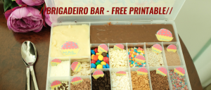 Como fazer Brigadeiro Bar - free printable Blog Drops Das Dez